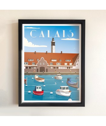 AFFICHE CALAIS - LE BASSIN DU PARADIS rembourrage situé sous