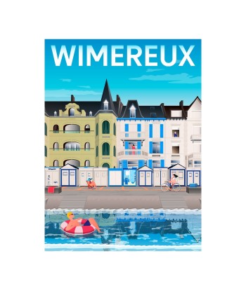 AFFICHE WIMEREUX - LA PLAGE les ligaments