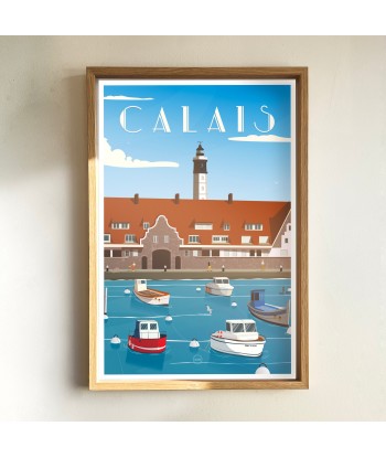 AFFICHE CALAIS - LE BASSIN DU PARADIS rembourrage situé sous