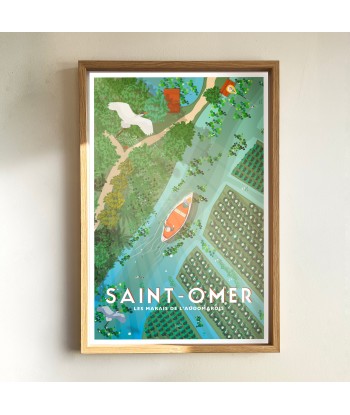 AFFICHE SAINT-OMER - LES MARAIS DE L'AUDOMAROIS de France