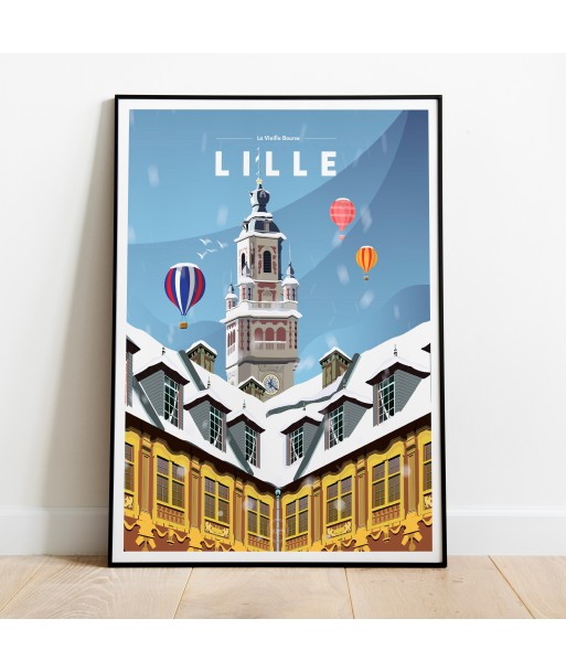 AFFICHE LILLE - SOUS LA NEIGE 2023