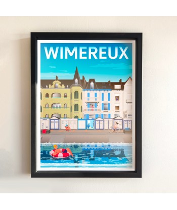 AFFICHE WIMEREUX - LA PLAGE les ligaments