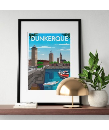 AFFICHE DUNKERQUE - VUE DU MINCK acheter en ligne