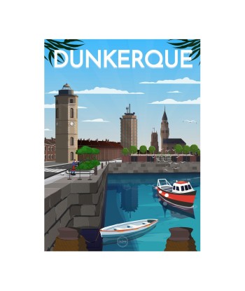 AFFICHE DUNKERQUE - VUE DU MINCK acheter en ligne