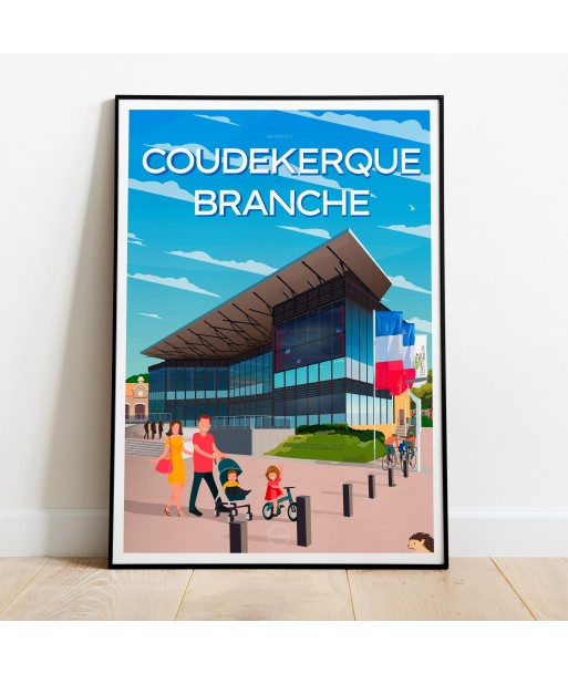 AFFICHE COUDEKERQUE-BRANCHE - LA MAIRIE Comparez plus de prix