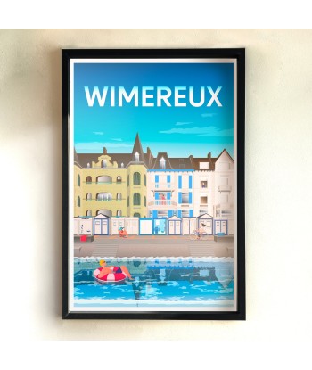 AFFICHE WIMEREUX - LA PLAGE les ligaments