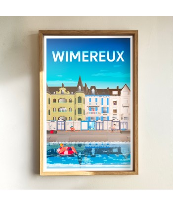 AFFICHE WIMEREUX - LA PLAGE les ligaments