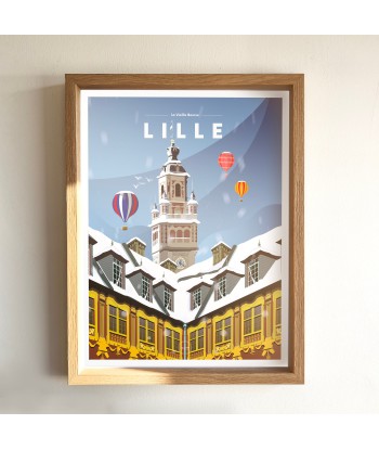 AFFICHE LILLE - SOUS LA NEIGE 2023