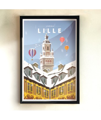 AFFICHE LILLE - SOUS LA NEIGE 2023