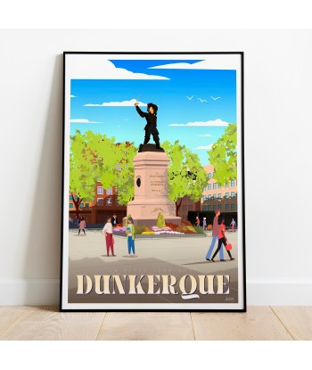 AFFICHE DUNKERQUE - LA PLACE JEAN-BART Economisez 