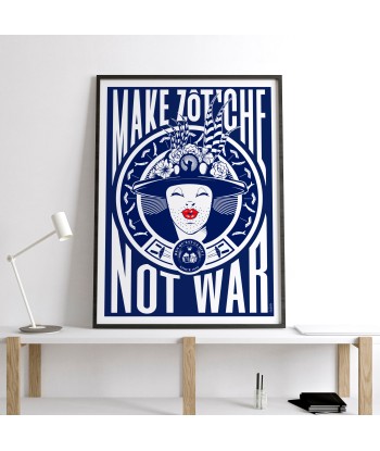 AFFICHE CARNAVAL DE DUNKERQUE - MAKE ZOT'CHE NOT WAR Pour