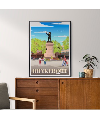 AFFICHE DUNKERQUE - LA PLACE JEAN-BART Economisez 