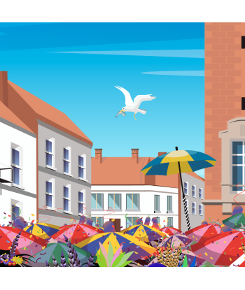 AFFICHE CARNVAL DE DUNKERQUE - LES 3 JOYEUSES acheter en ligne