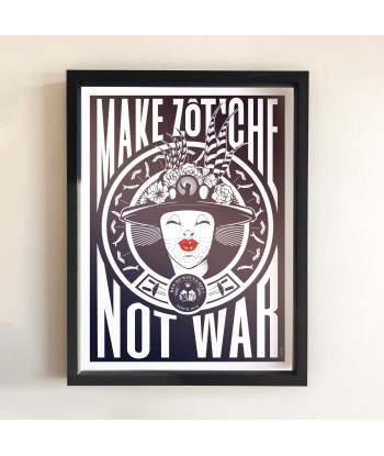 AFFICHE CARNAVAL DE DUNKERQUE - MAKE ZOT'CHE NOT WAR Pour