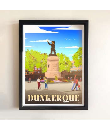 AFFICHE DUNKERQUE - LA PLACE JEAN-BART Economisez 