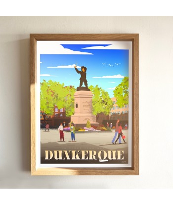 AFFICHE DUNKERQUE - LA PLACE JEAN-BART Economisez 