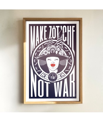 AFFICHE CARNAVAL DE DUNKERQUE - MAKE ZOT'CHE NOT WAR Pour