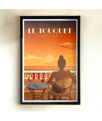 AFFICHE LE TOUQUET - LES CABINES Jusqu'à 80% De Réduction