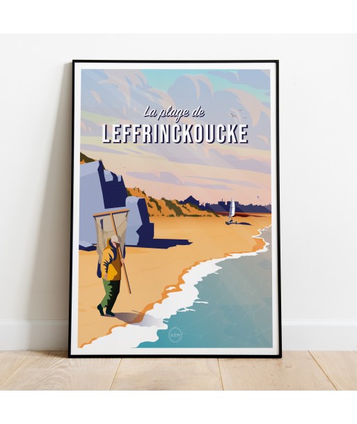 AFFICHE LEFFRINCKOUCKE - LA PLAGE Economisez 