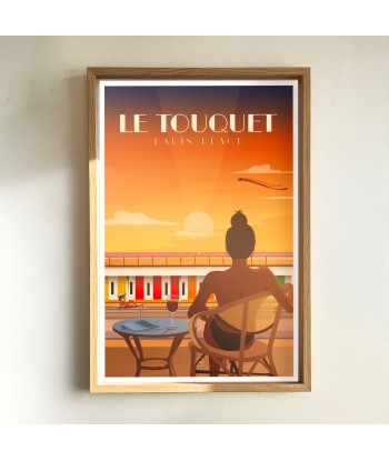 AFFICHE LE TOUQUET - LES CABINES Jusqu'à 80% De Réduction