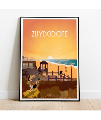 AFFICHE ZUYDCOOTE - LA PLAGE ou a consommer sur place