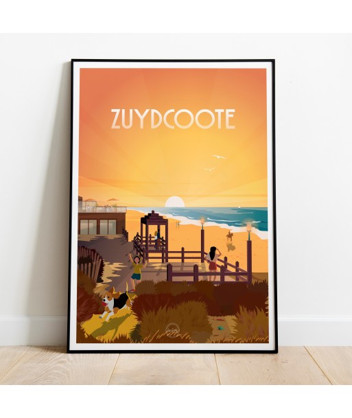 AFFICHE ZUYDCOOTE - LA PLAGE ou a consommer sur place