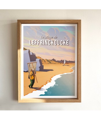 AFFICHE LEFFRINCKOUCKE - LA PLAGE Economisez 