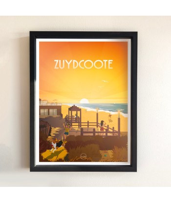 AFFICHE ZUYDCOOTE - LA PLAGE ou a consommer sur place