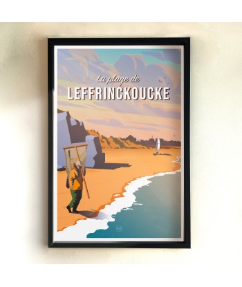 AFFICHE LEFFRINCKOUCKE - LA PLAGE Economisez 