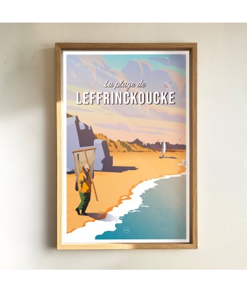 AFFICHE LEFFRINCKOUCKE - LA PLAGE Economisez 