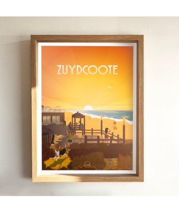 AFFICHE ZUYDCOOTE - LA PLAGE ou a consommer sur place