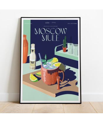 AFFICHE COCKTAIL - MOSCOW MULE la colonne vertébrale