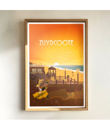 AFFICHE ZUYDCOOTE - LA PLAGE ou a consommer sur place