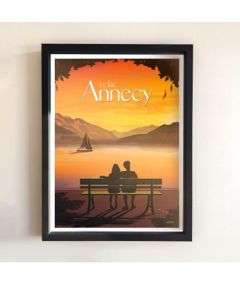 AFFICHE ANNECY - LE LAC les ctes