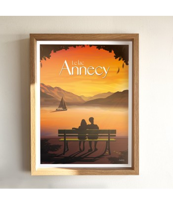 AFFICHE ANNECY - LE LAC les ctes