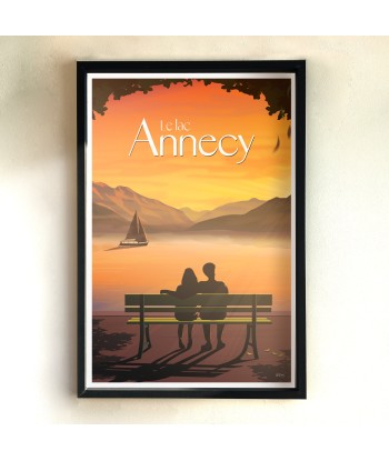 AFFICHE ANNECY - LE LAC les ctes