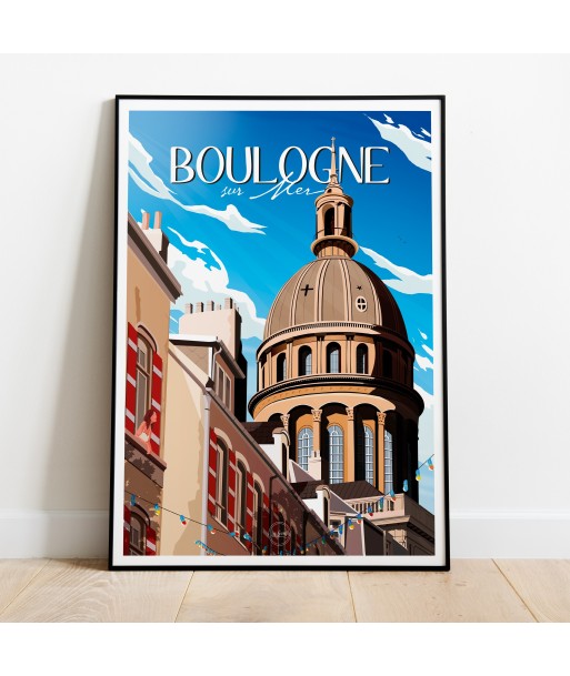 AFFICHE BOULOGNE-SUR-MER - LA BASILIQUE à prix réduit toute l'année