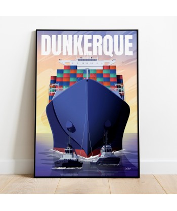 AFFICHE DUNKERQUE - LES REMORQUEURS vente chaude votre 