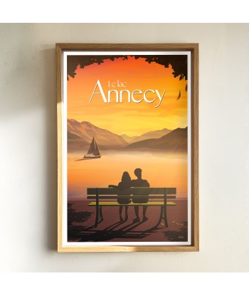 AFFICHE ANNECY - LE LAC les ctes