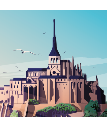 AFFICHE MONT SAINT-MICHEL suggérées chez