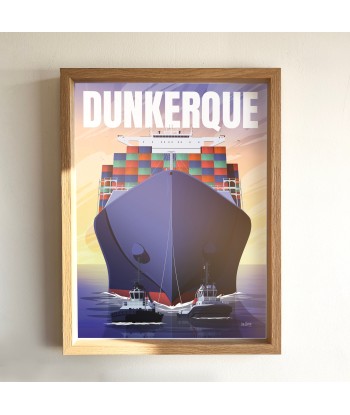 AFFICHE DUNKERQUE - LES REMORQUEURS vente chaude votre 