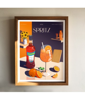 AFFICHE COCKTAIL - SPRITZ france