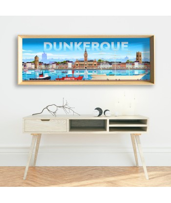 AFFICHE COLLECTOR DUNKERQUE - PANORAMIQUE les muscles