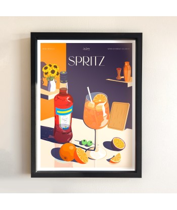 AFFICHE COCKTAIL - SPRITZ france