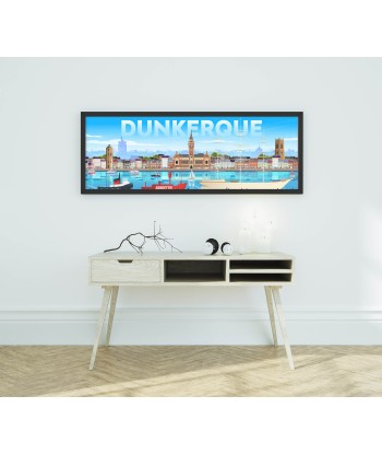 AFFICHE COLLECTOR DUNKERQUE - PANORAMIQUE les muscles