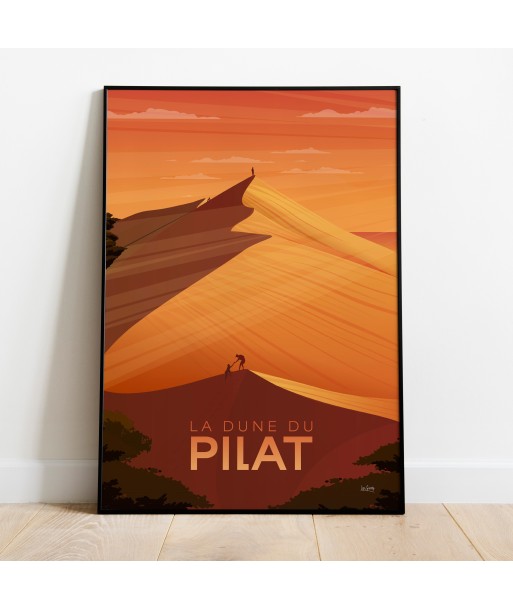 AFFICHE BASSIN D'ARCACHON - LA DUNE DU PILAT sur le site 