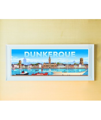 AFFICHE COLLECTOR DUNKERQUE - PANORAMIQUE les muscles