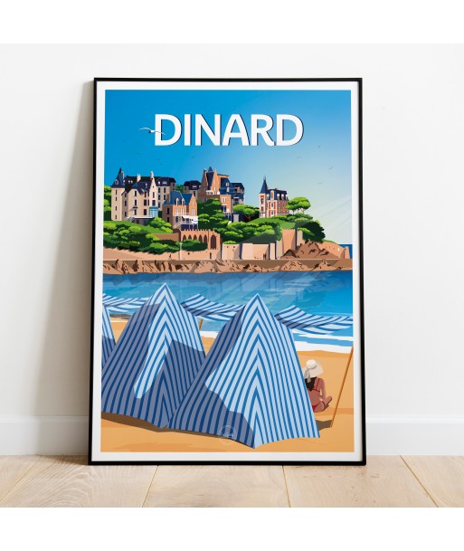 AFFICHE DINARD rembourrage situé sous