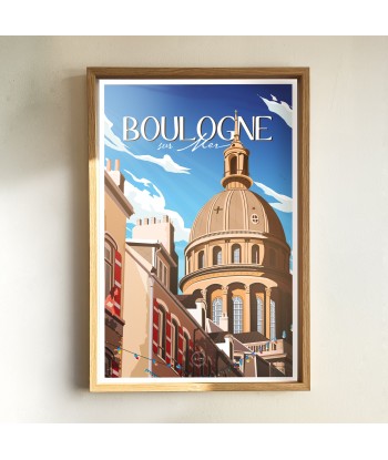 AFFICHE BOULOGNE-SUR-MER - LA BASILIQUE à prix réduit toute l'année