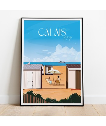 AFFICHE CALAIS - LA PLAGE du meilleur 